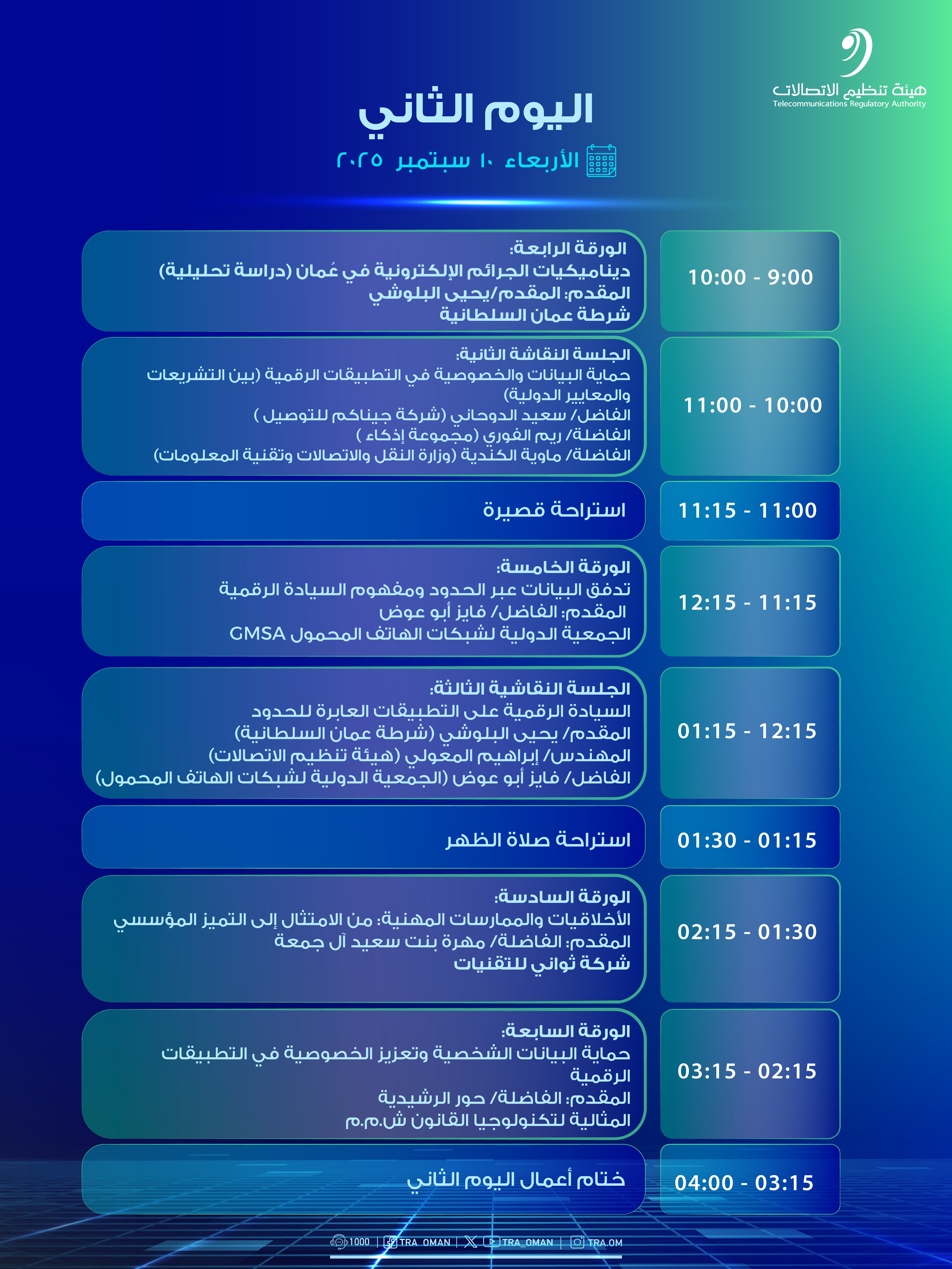 اليوم الثاني